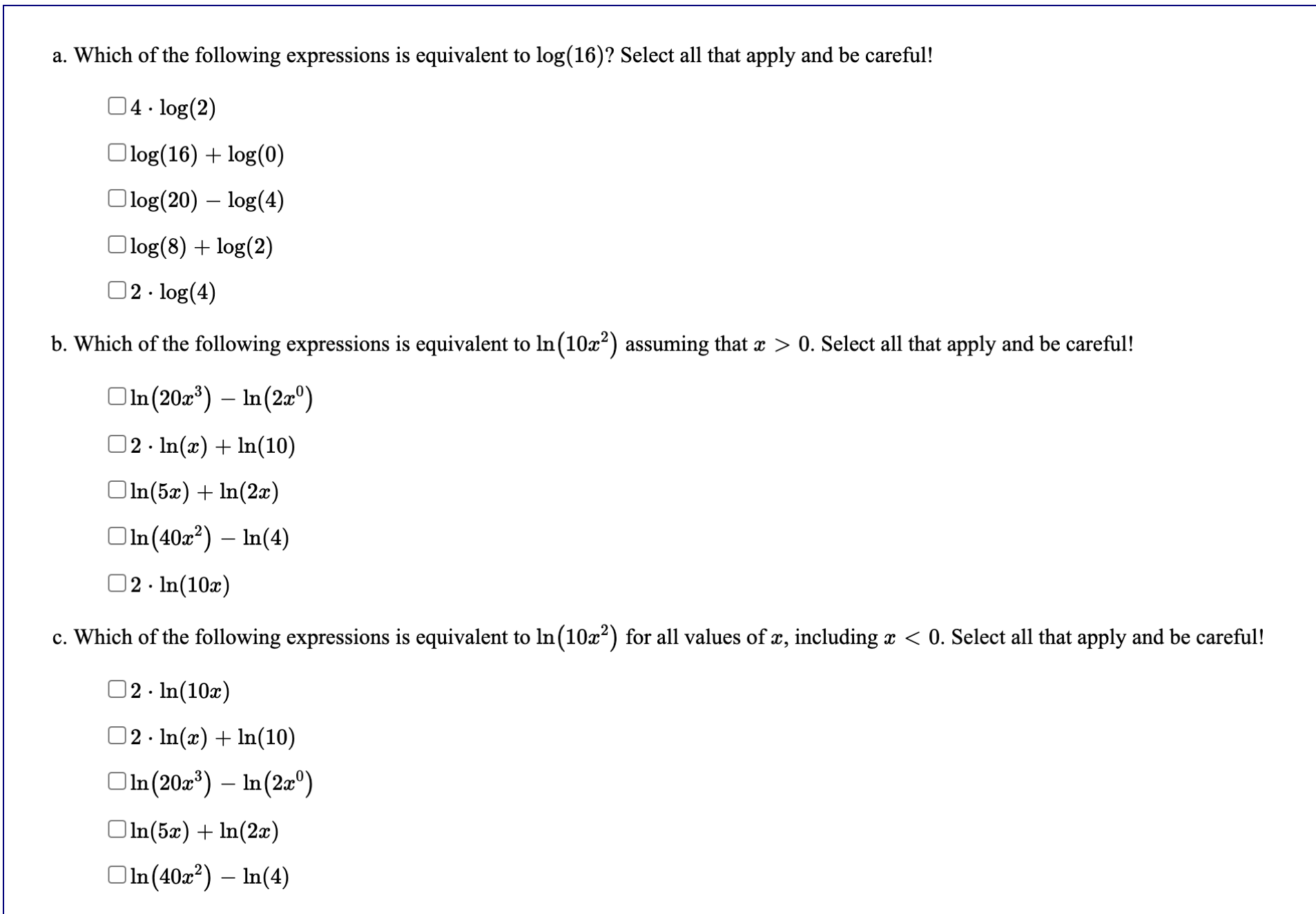 The value oflogm(97,902) is greater than |:|x and less than |:|x .