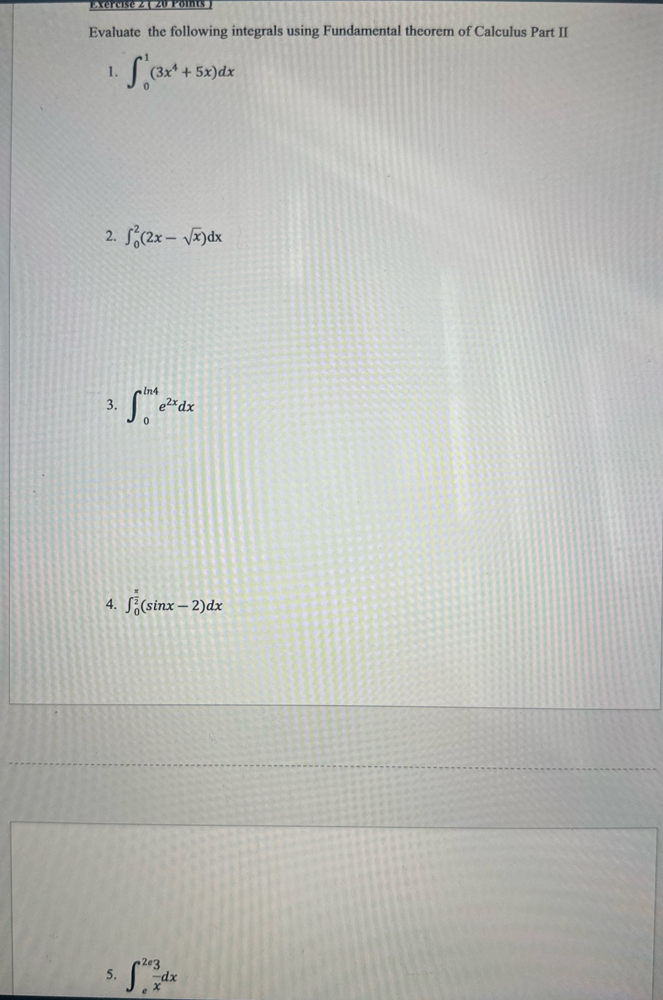 Can you please help me answer these question on piece of paper.