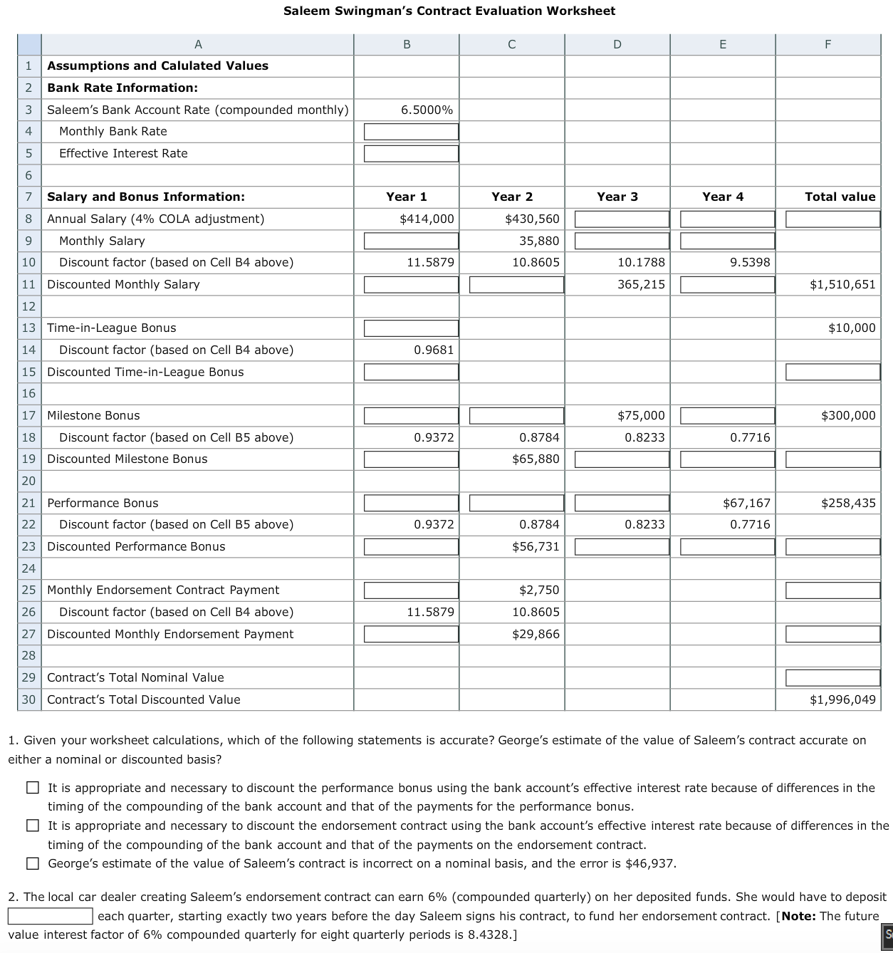 Money Skills A: Aa a Saleem Swingman has been playing baseball since