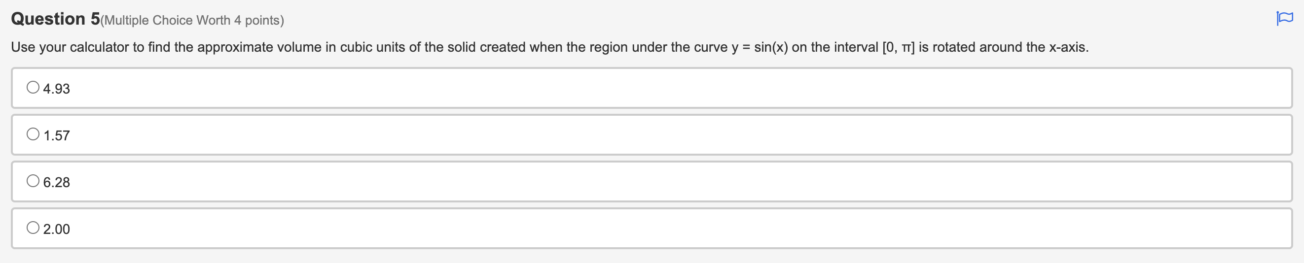 \"la: Question 2(Multiple Choice Worth 4 points) If:3 The base of a