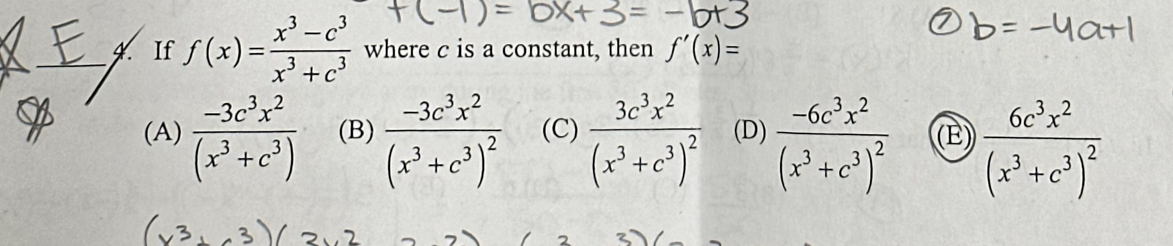 If f(x) = 32 3C x where c is a constant, then