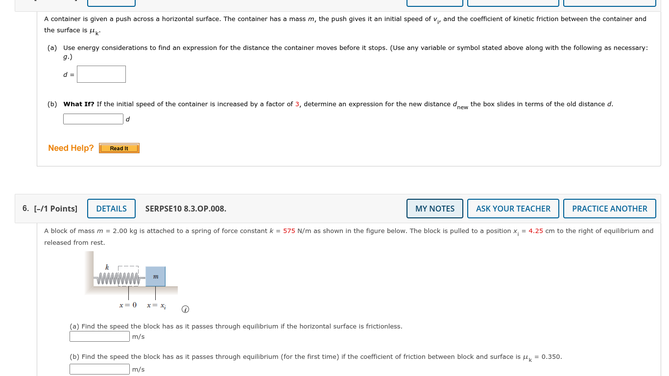 2. [f1 Points] SERPSE1O 8.2.0P.004.M|. ASK YOURTEACHER PRACTICE ANOTHER Two objects are