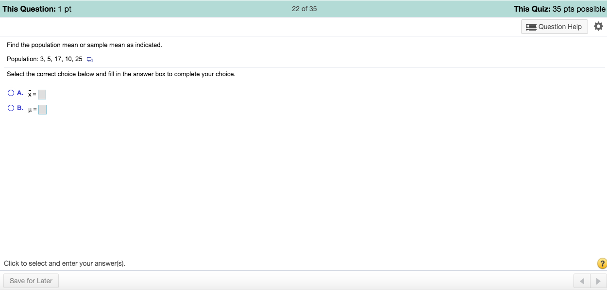 shown is best classified as uniform. 10 15 20 25 30 35