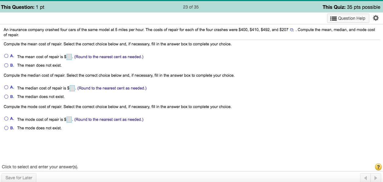 40 45 Choose the correct answer below. O True O FalseThis Question: