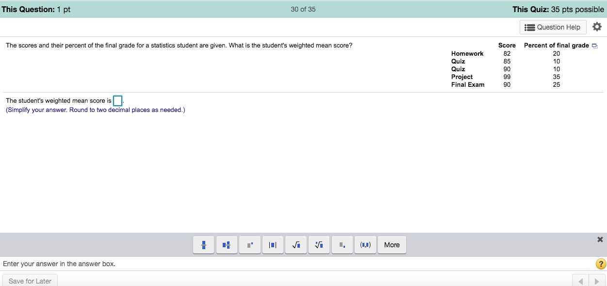 select your answer(s). ? Save for LaterQuiz: QUIZ #3: REVIEW QUIZ FOR