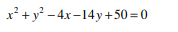 standard form: 25x +4y- -100x-8y =-4 (x+ 1) A. + () +2)=