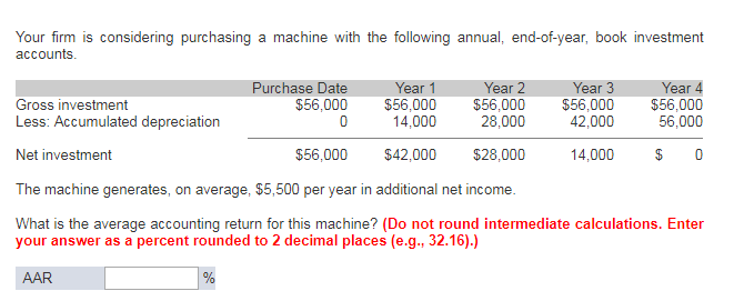 annual, end-of-year, book investment accounts. Compute the internal rate of retum for
