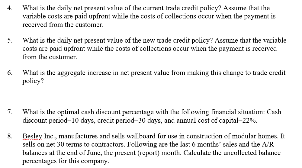 A credit analyst has received a $10,000 order from a new customer.