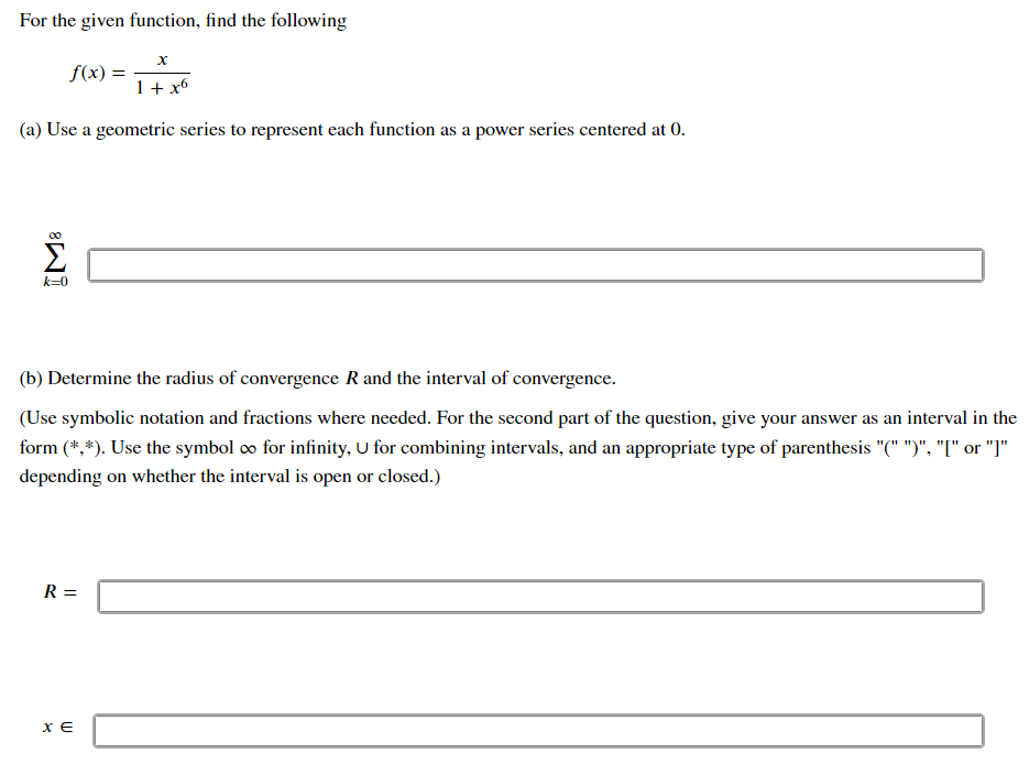 I need help on these 6 math problems: Find a power