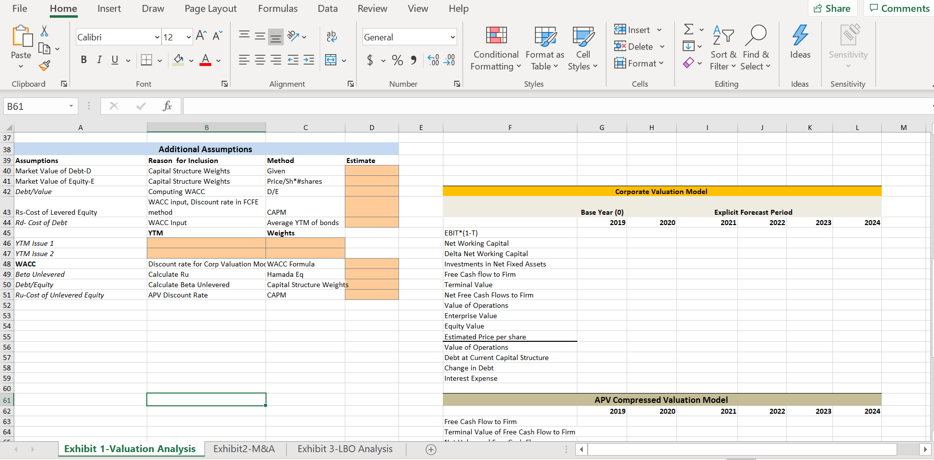 Help 15 Share Comments Insert Calibri 12 ~ A" A ab General