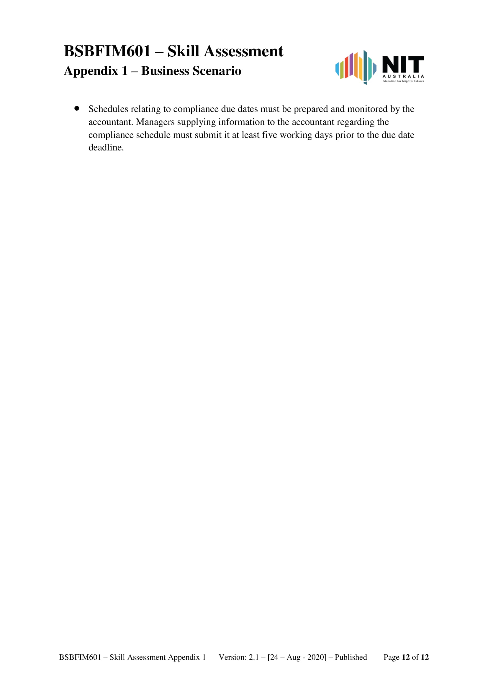 QLD 4000. Computer software requirement The current accounting information system has not