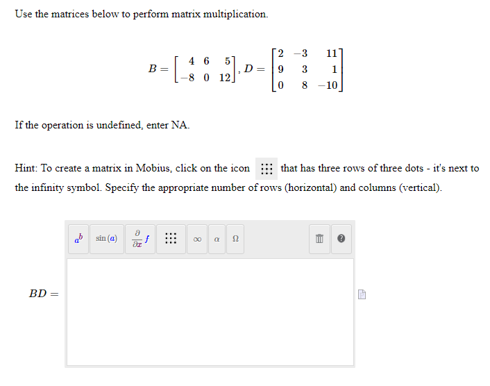 by any method. :r:+2y= 1 TI14y=3 Enter the exact answer as an