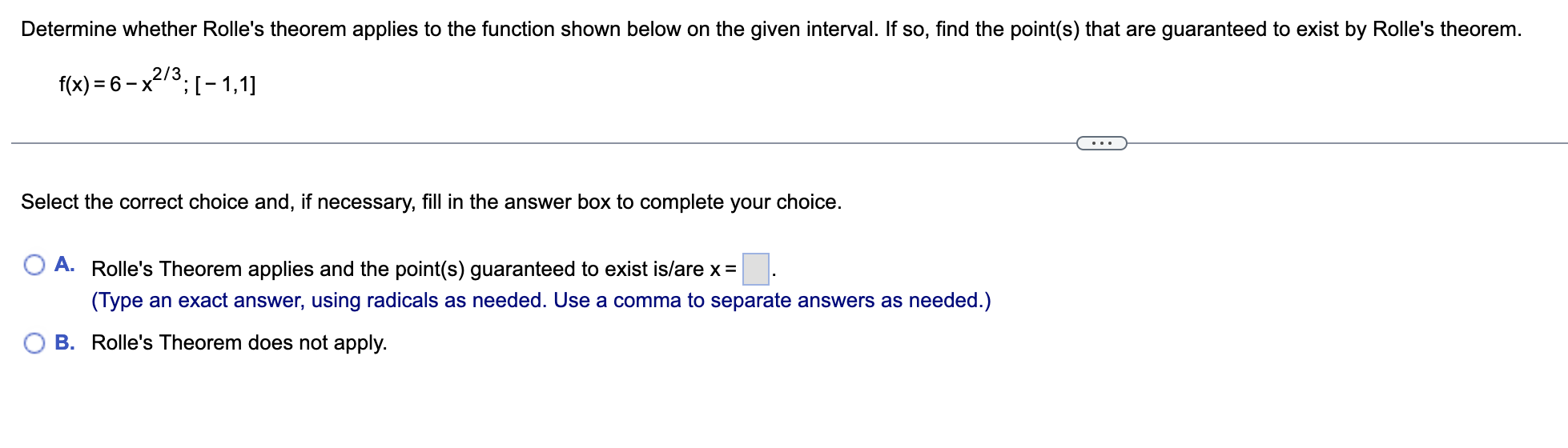 tan x O B. The limit is undefined.A 6-foot-tall woman walks at