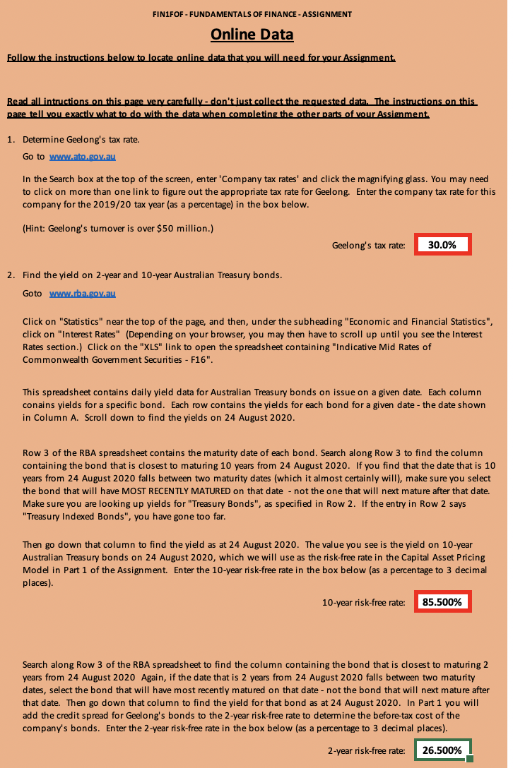 new drilling machine. Your company's Chief Financial Officer has asked you to