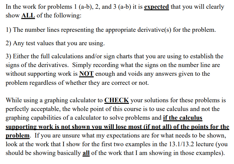  In the work for problems 1 (a-b), 2, and 3 (a-b}