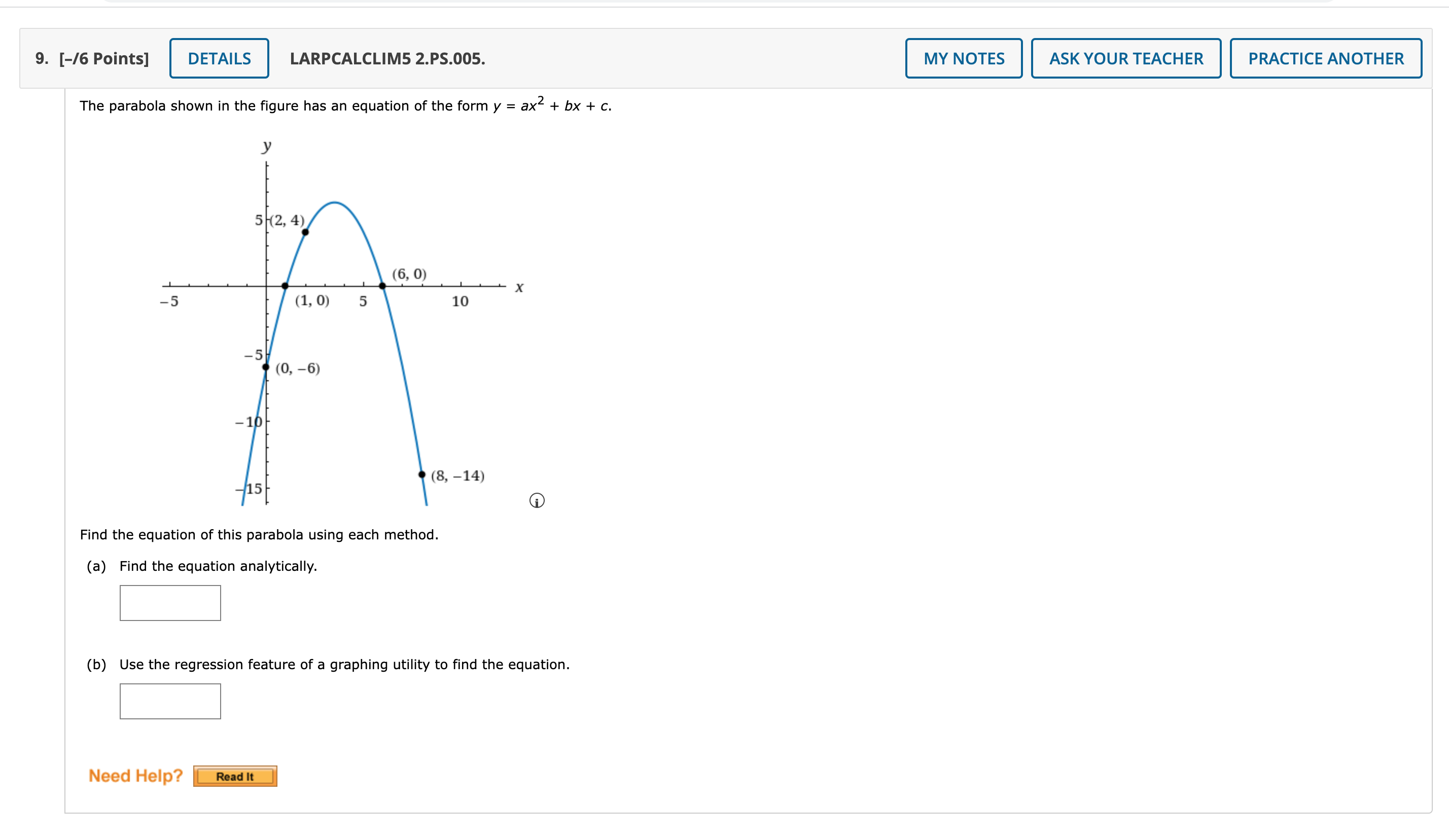 = (x k)q(x) + r whose graph has the specified characteristics. (There