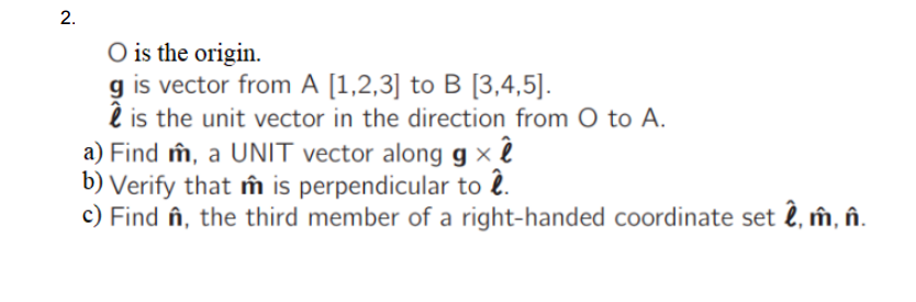  O is the origin. 9 is vector from A [12,33] to