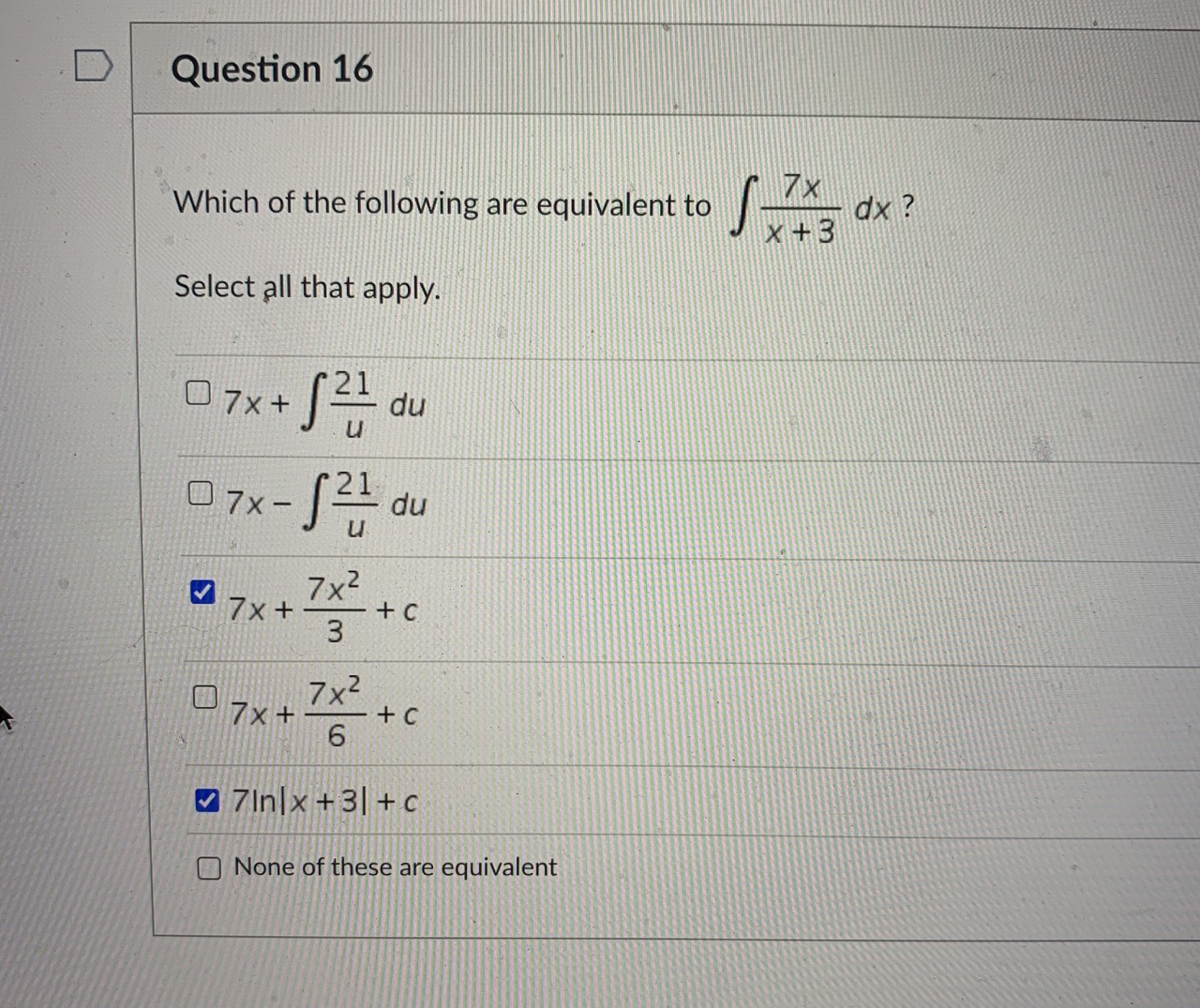 substitution None of these methods would workQuestion 14 For which of the