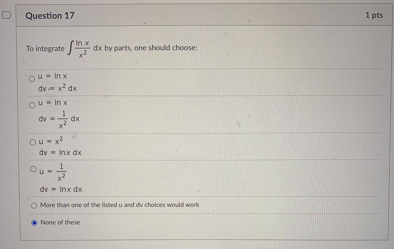 these require the identityD Question 16 7X Which of the following are