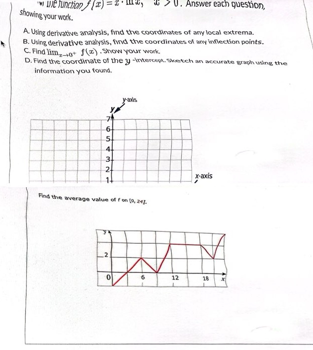  " We function f(a) = I'mG G > U. Answer each