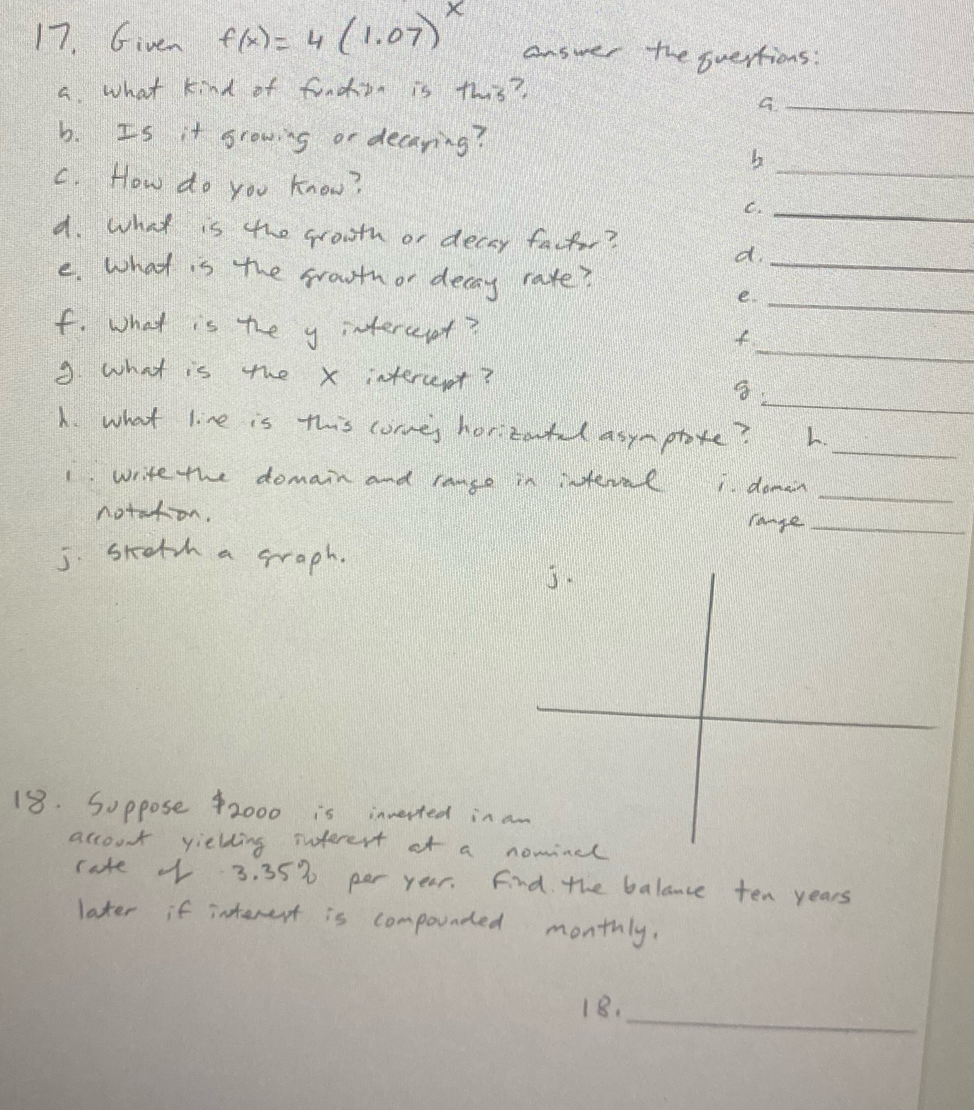 17 . Given f (x ) = 4 ( 1. 07