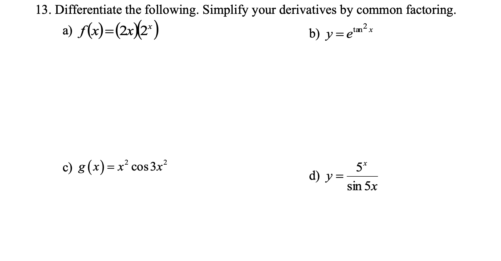 c) Find its oblique asymptote and determine the behaviour of g (x)