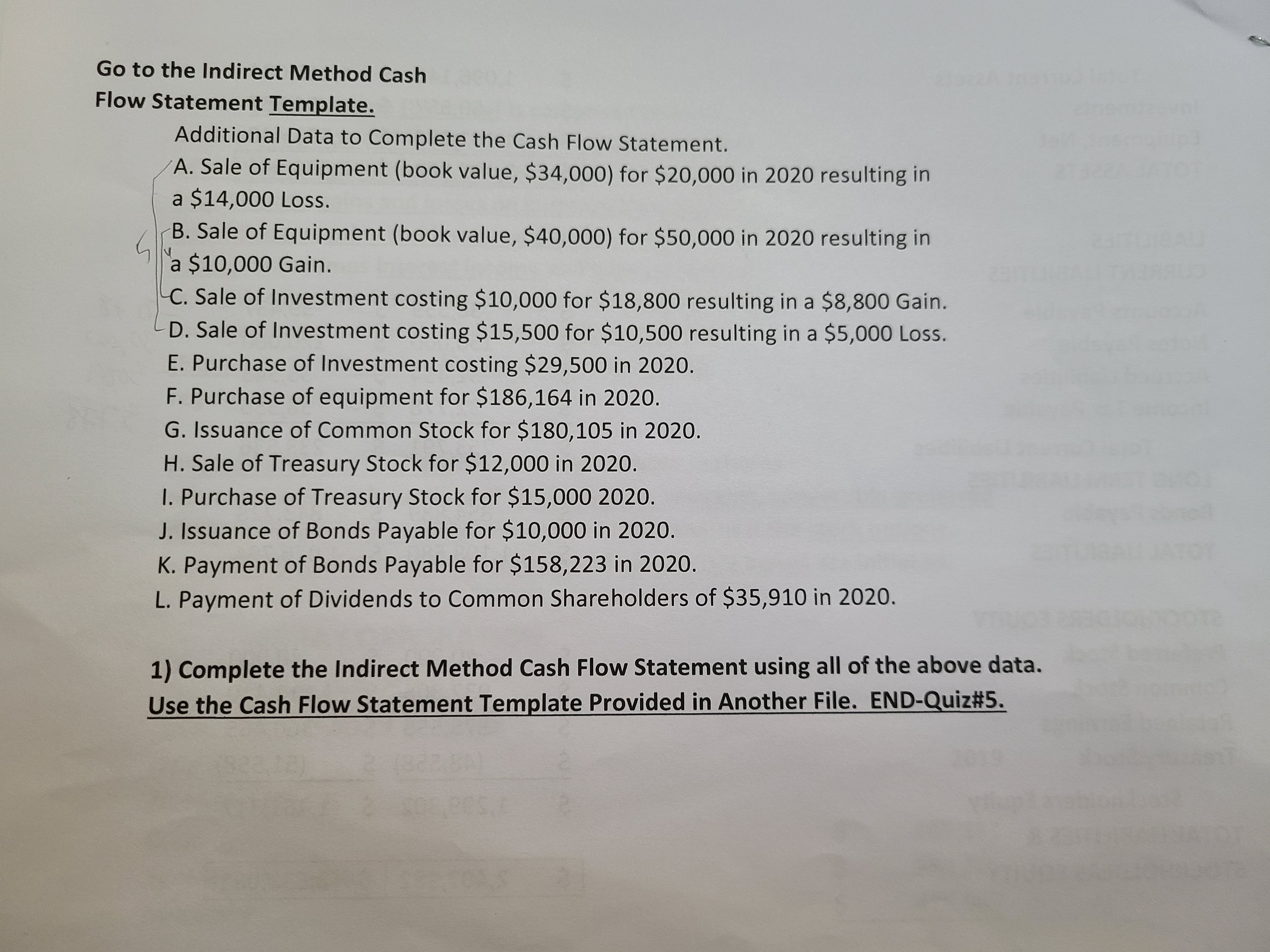 pages of information provided. I have completed the majority of the Statement