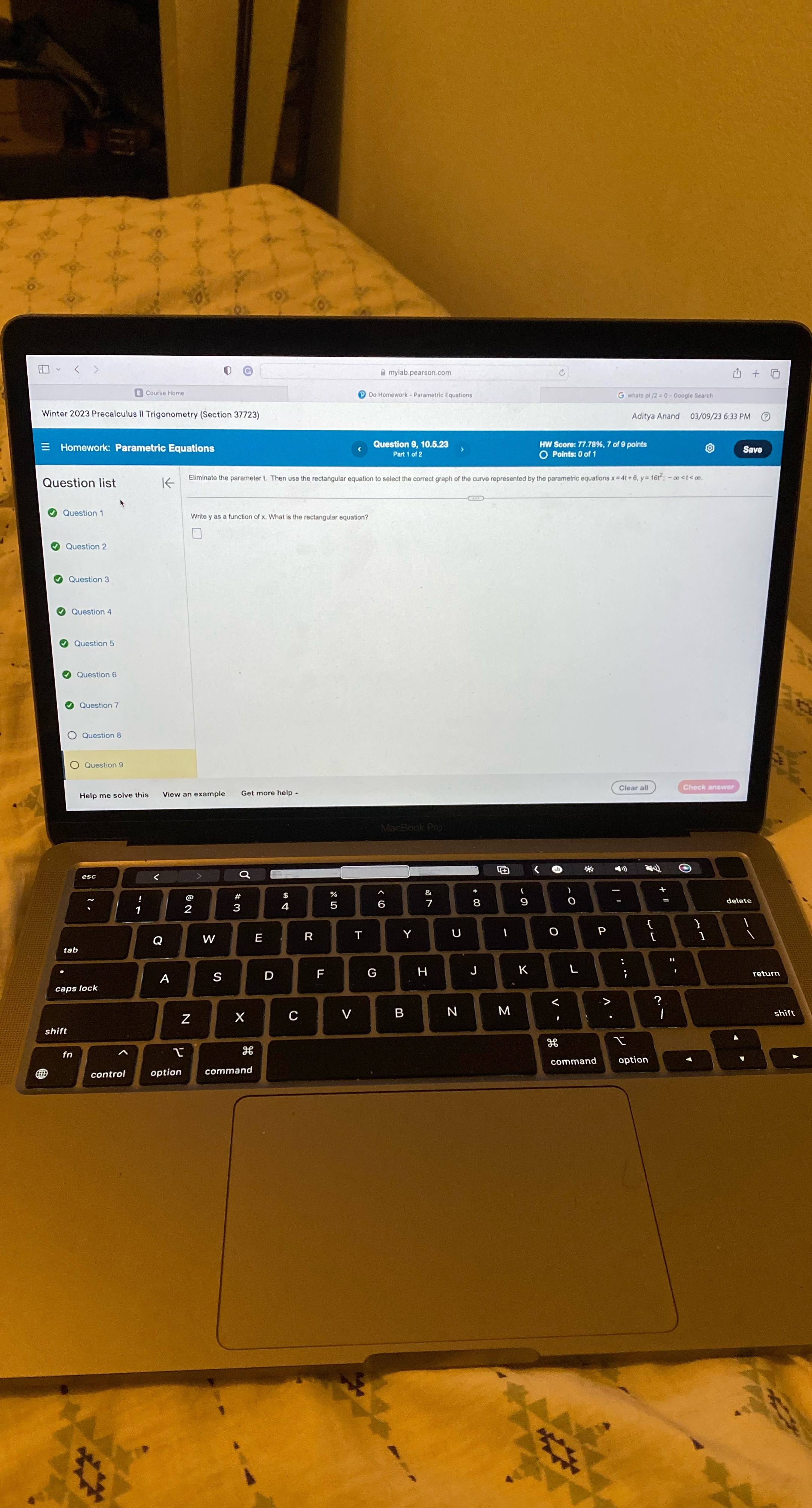  . O G mylab.pearson.com 0 + E Course Home Do Homework