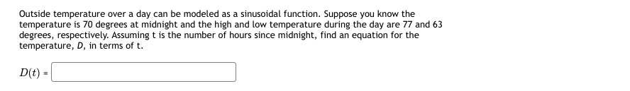 is: y =5TT Given the equation y = 8 sin + 4