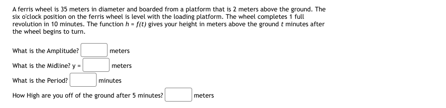 points (11,0} and [3,1]). Find a sinusvoidal function that matches the given
