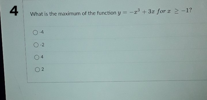 O-70/33 What is the first derivative with respect to x of the