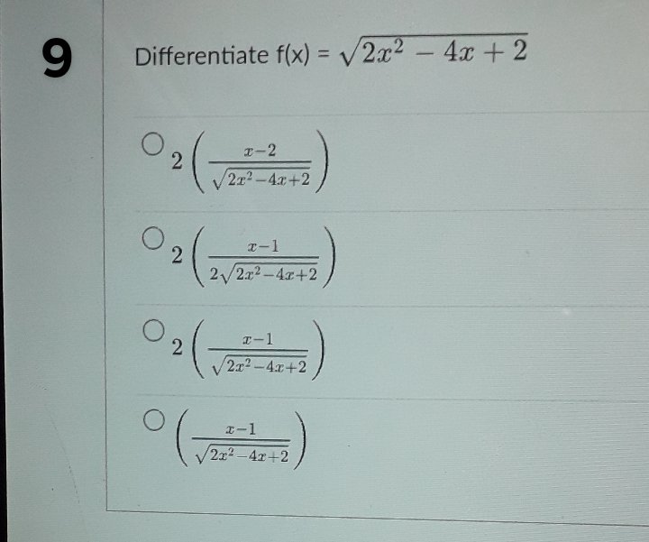 1atx = 0-70/3 O 80/9 O-20 O 50/9Find the slope of the