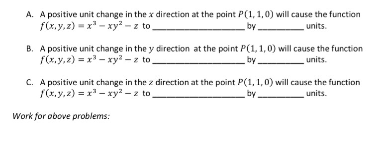Choose either increase or decrease for the first blank space. Then place