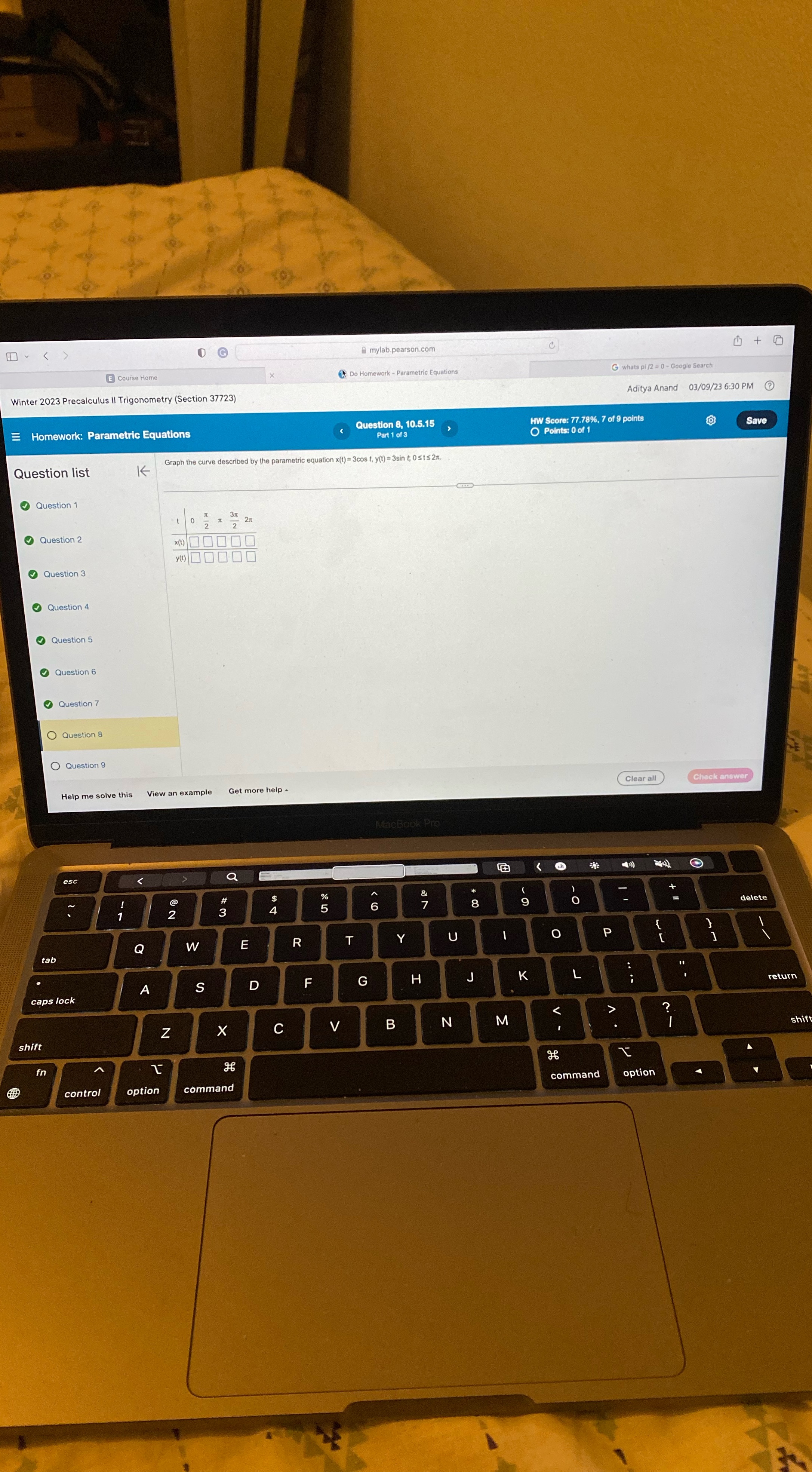  . . O G mylab.pearson.com C E Course Home Do Homework