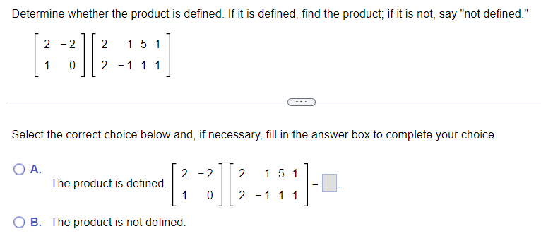 Select the correct choice below and, if necessary, fill in the answer