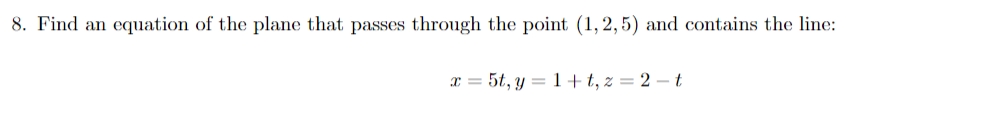 vector equation of a line passing through the point (1, 2, 3)