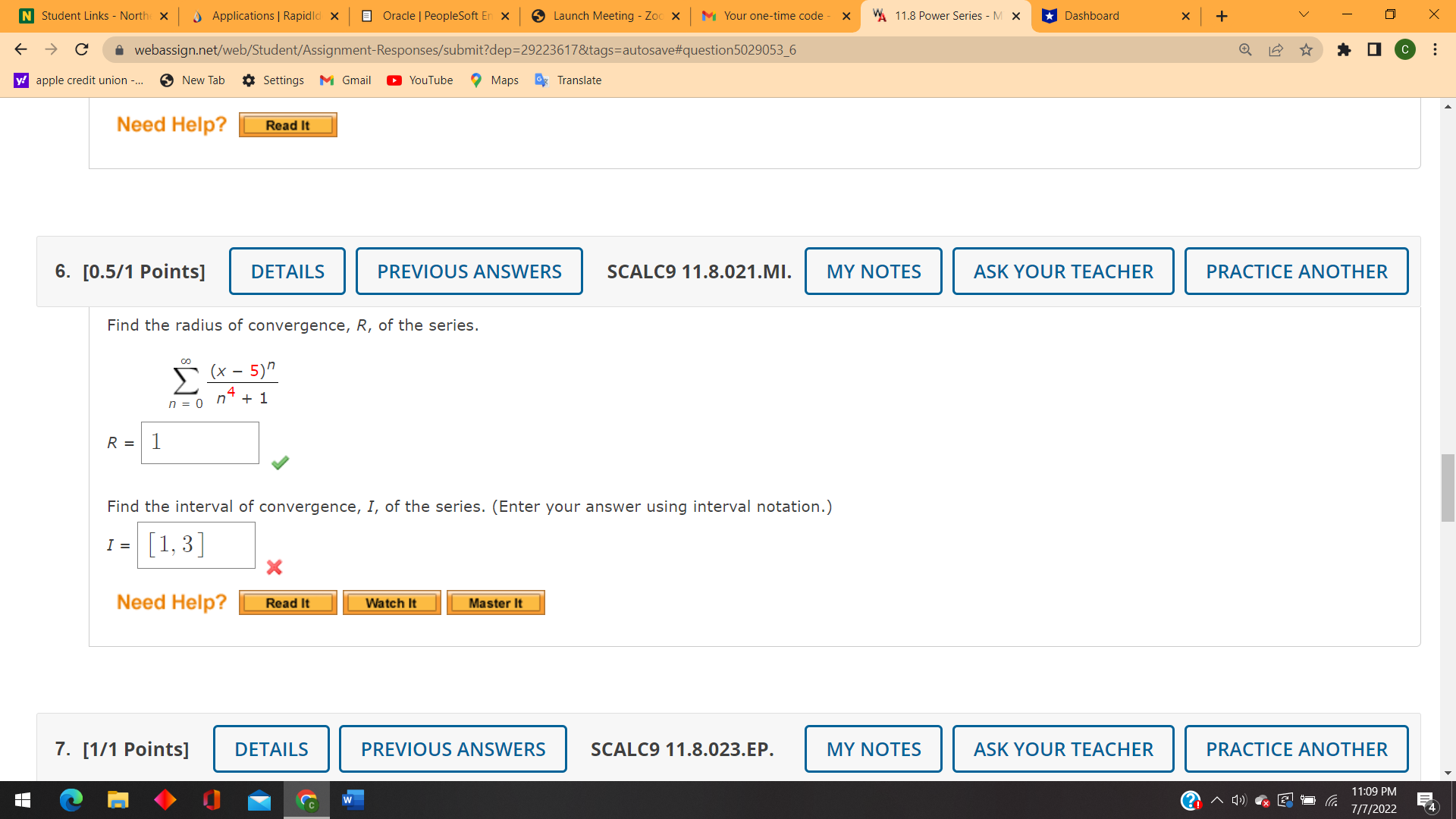 question part only changes ifyou submit or change the answer. Assignment Scoring