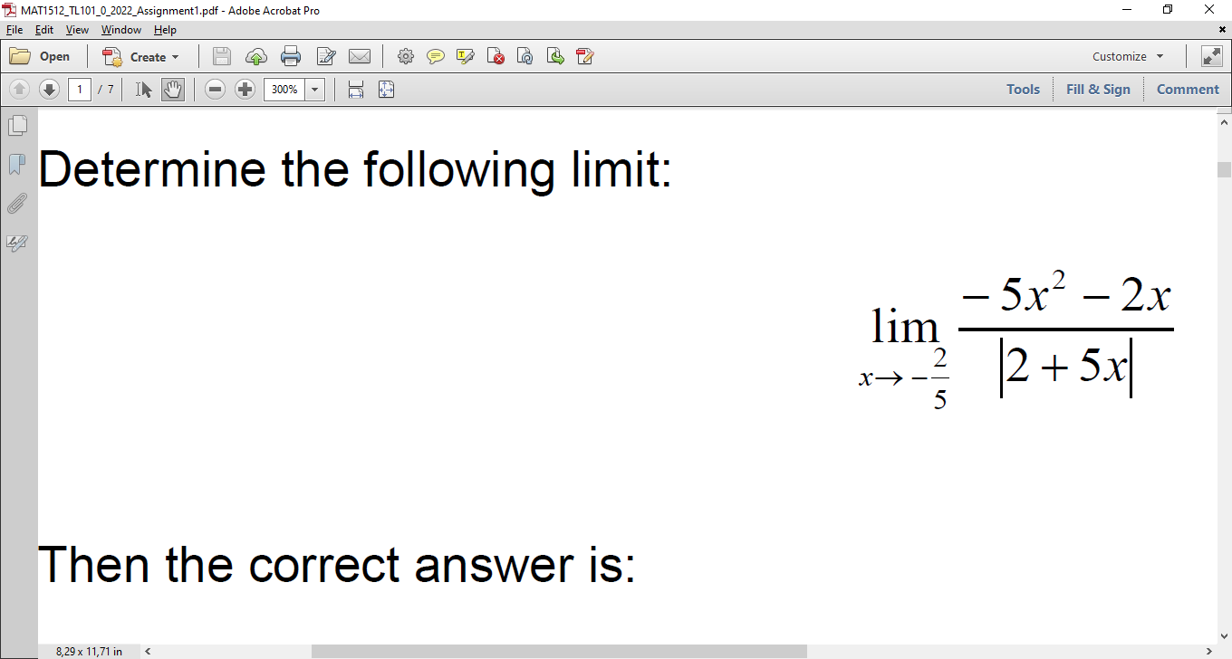 MAT1512_TL101_0_2022_Assignment1.pdf - Adobe Acrobat Pro X File Edit View Window Help