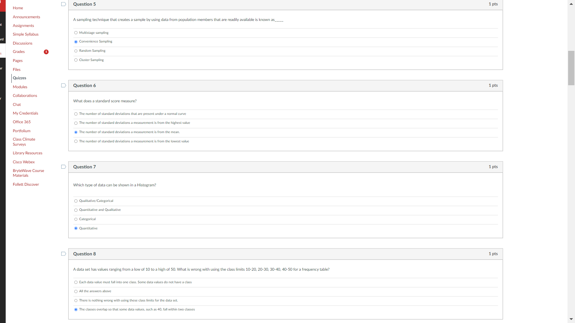 is the mean u and standard deviation o of the Binomial Distribution