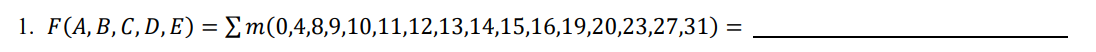 DISCRETE MATHEMATICS SUBJECT Simplify the Boolean function below using Quine - McKluskey: