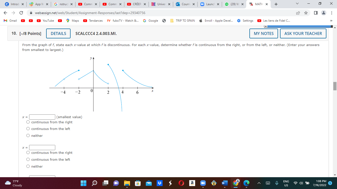 liens de Fidel C... 7. [-/3 Points] DETAILS SCALCCC4 2.3.023. MY NOTES