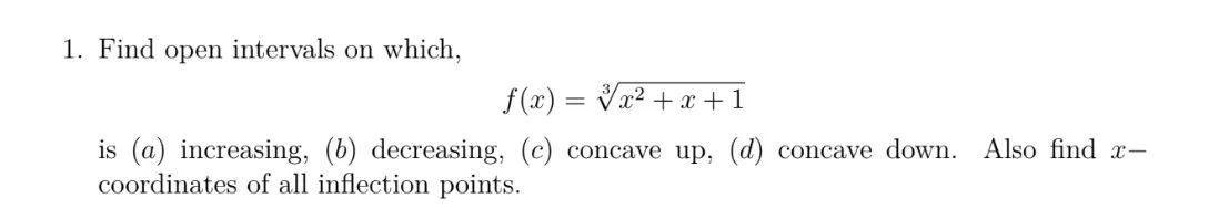 Please solve all the question with step by step explanations 1. Find