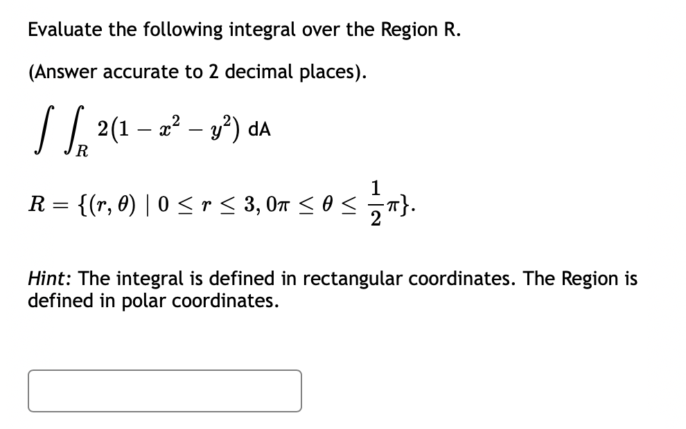 1 is :] Round your answer to four decimal places. Evaluate the