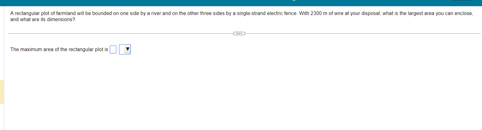 dimensions of the rectangle with the maximum area? What is the area?