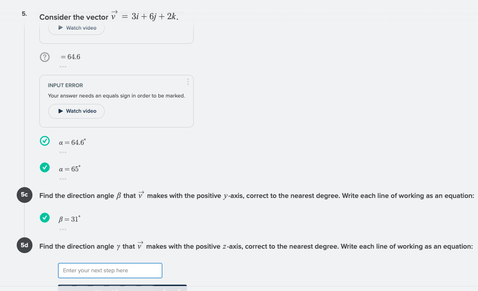 1 4b Determine the direction angle 0 of vector U, where 0'
