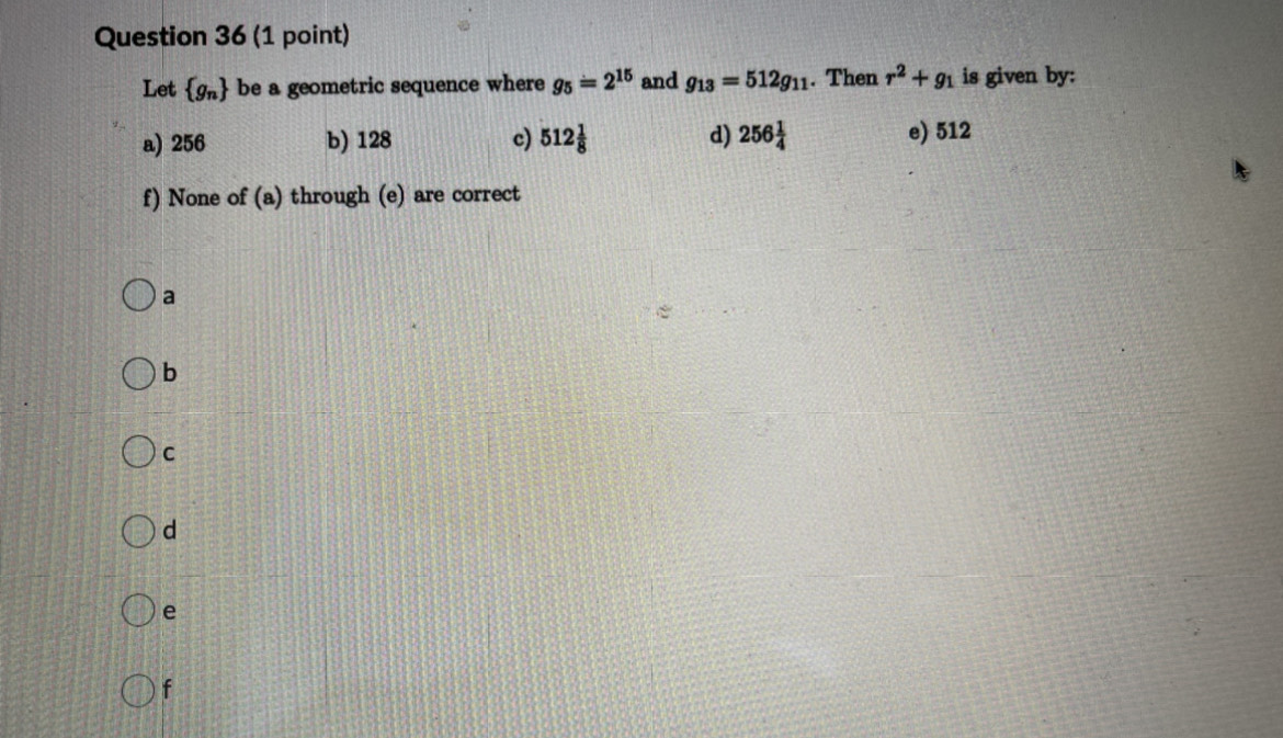 b) 45 and 10% c) and 1017 d) 1 and 10 e)