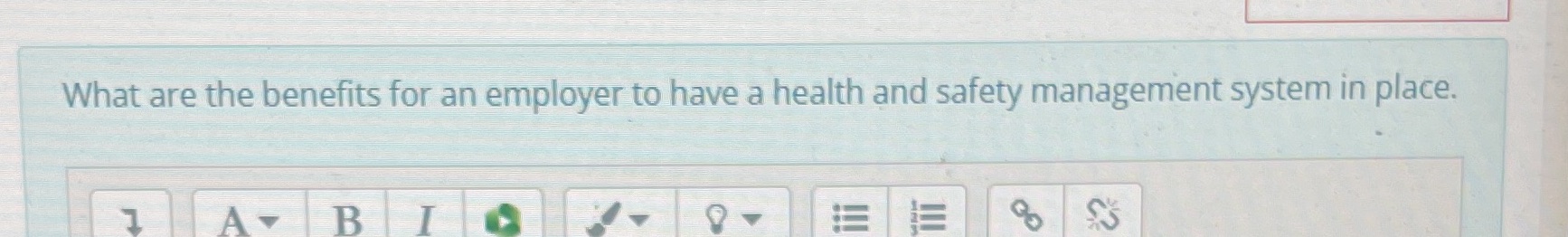  What are the benefits for an employer to have a health