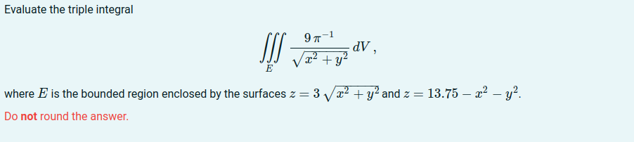 E 3 + y where E is the bounded region enclosed by