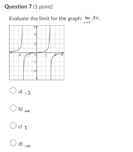 the limit, if it exists: lim X 3x - 1 . O