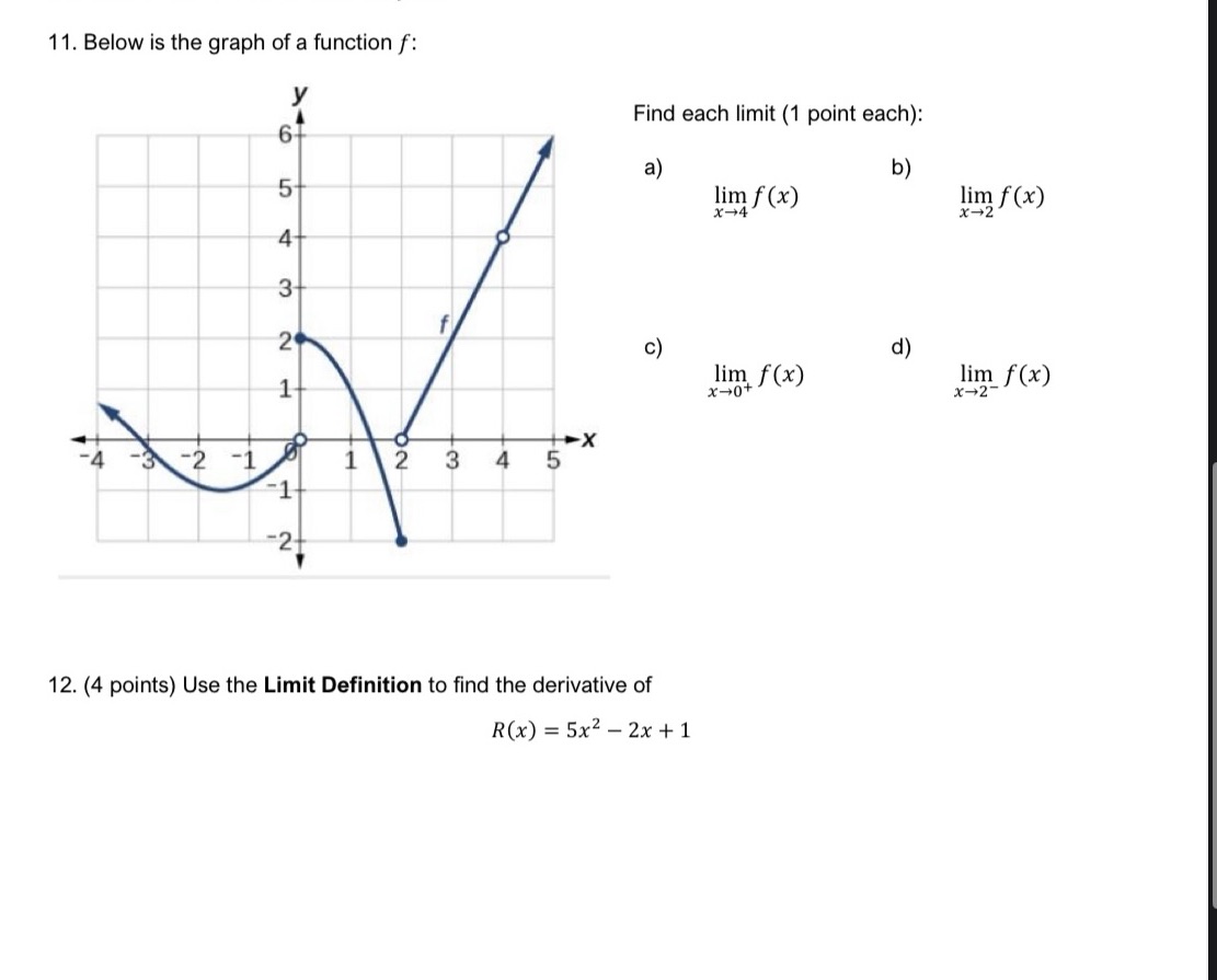 Please answer both questions step by step 11. Below is the graph
